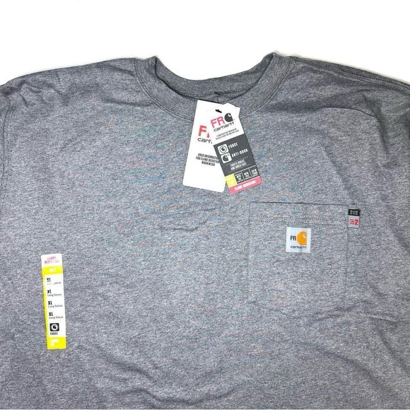 Carhartt Flame Resistant Force Loose Fit Lightweight Long Sleeve Graphic T-Shirt - Picture 2 of 4